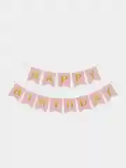 Розовый гирлянда для праздника Happy Birthday