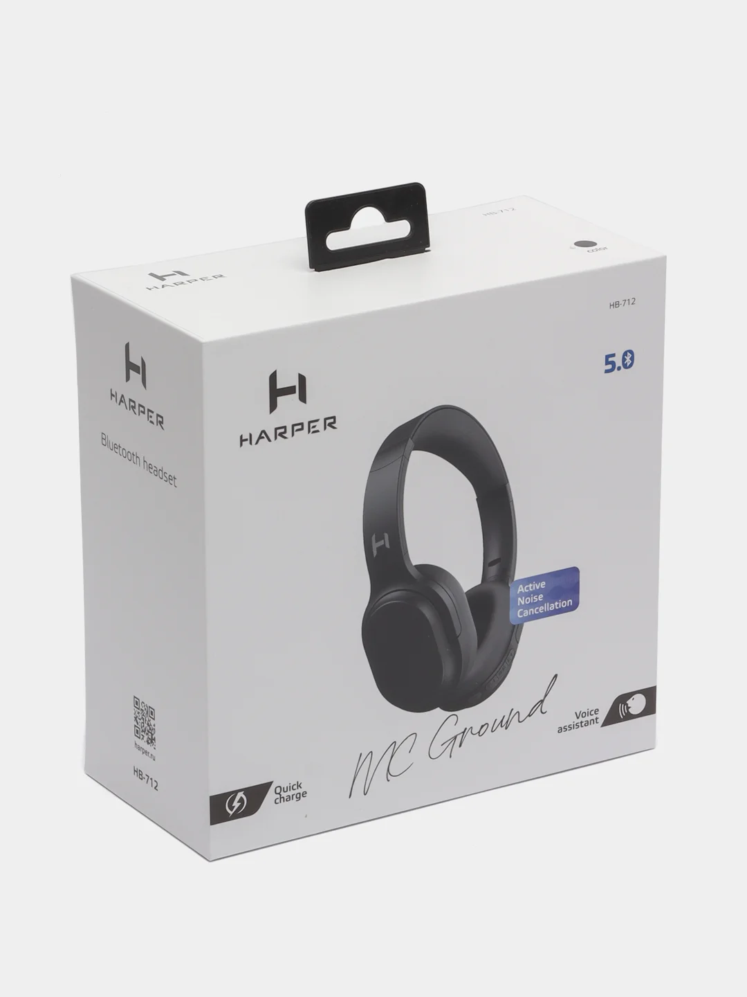 Черный беспроводные наушники Harper HB-712, Шумоподавление, Bluetooth 5.0 с быстрой зарядкой