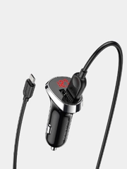 Автомобильное зарядное устройство Borofone BZ15, для micro-USB