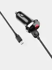 Автомобильное зарядное устройство Borofone BZ15, для micro-USB