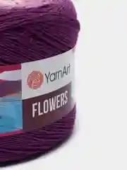 Фиолетовый пряжа YarnArt Flowers 55% Хлопок 45% Полиакрил 250г 1000м, 1 моток