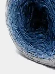 Светло-синий пряжа YarnArt Flowers 55% Хлопок 45% Полиакрил 250г 1000м, 1 моток