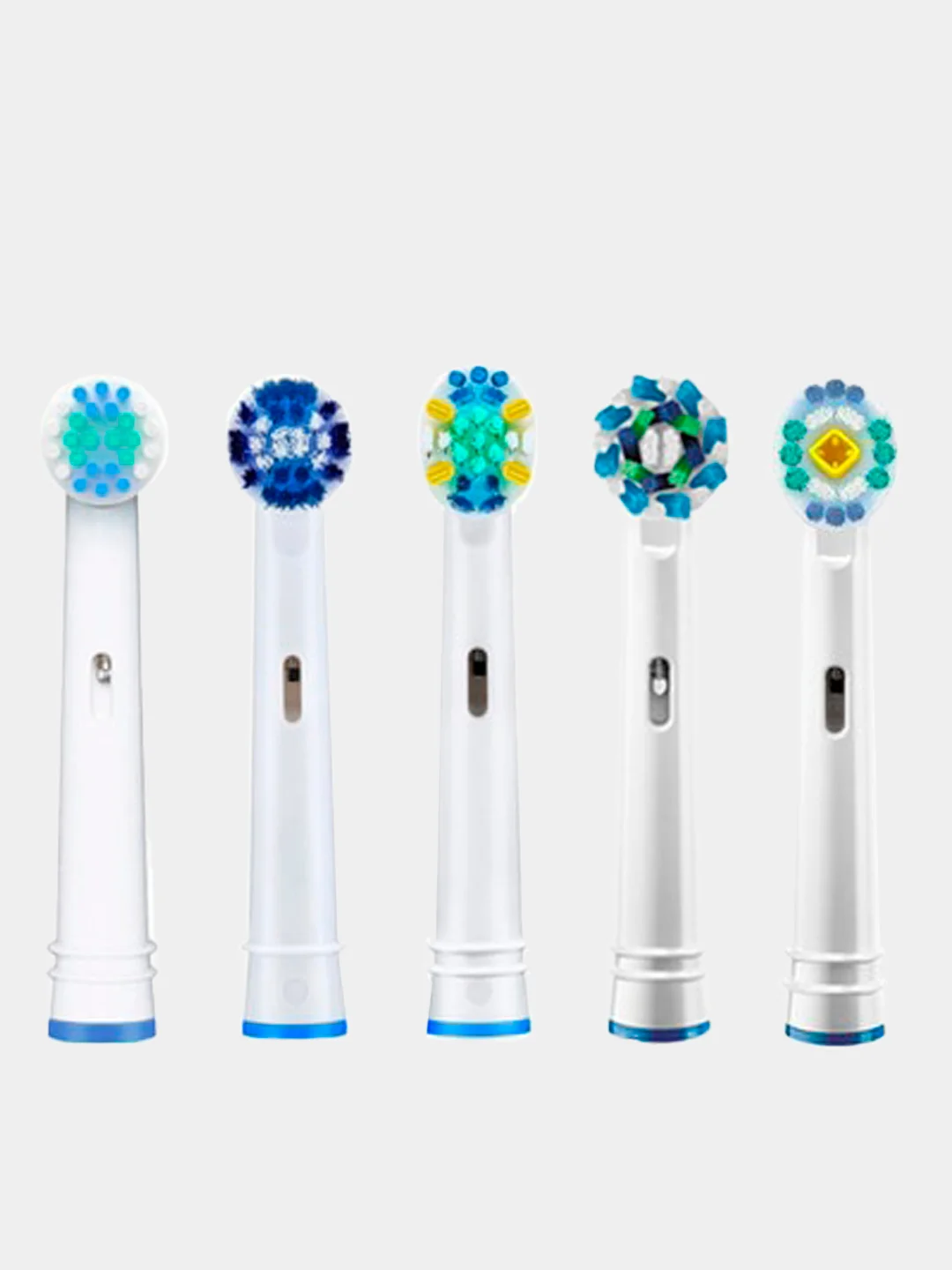 Алый насадки для электрической зубной щетки Oral B Braun c отбеливающими щетинками орал би