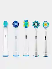 Алый насадки для электрической зубной щетки Oral B Braun c отбеливающими щетинками орал би