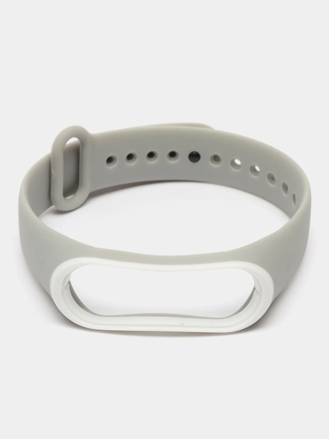 Серебряный ремешок для Xiaomi Mi Band 3 и 4