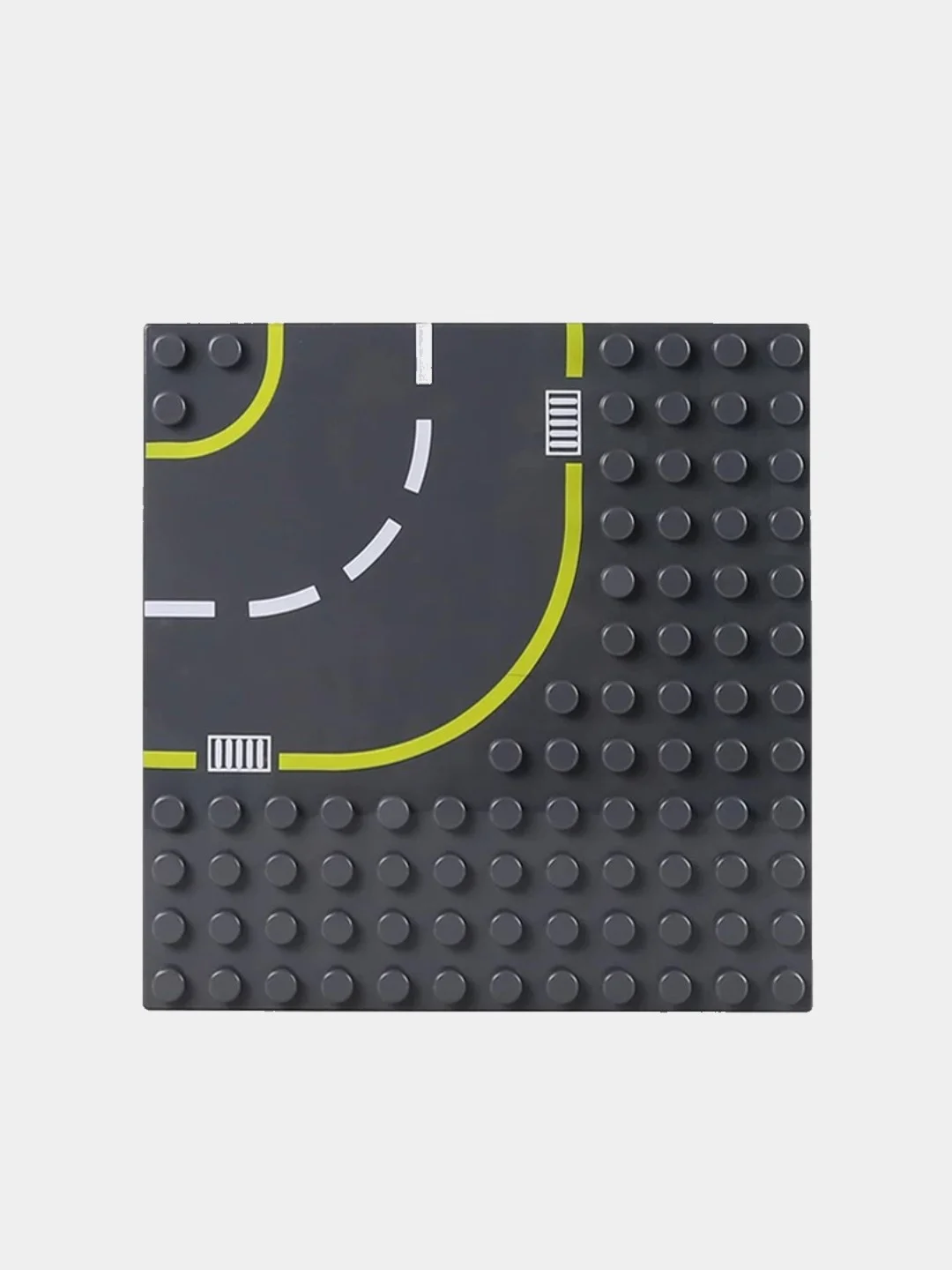 Серый строительная платформа Duplo, дорога для блочного конструктора