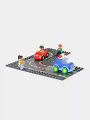 Строительная платформа Duplo, дорога для блочного конструктора