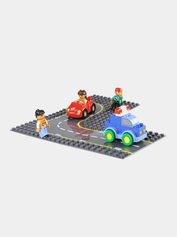 Строительная платформа Duplo, дорога для блочного конструктора