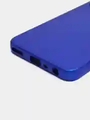 Синий чехол Realme C35, с бархатом внутри и защитой камеры