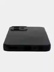 Черный чехол Realme C35, с бархатом внутри и защитой камеры