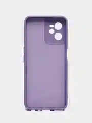 Синий чехол с бархатом внутри и защитой камеры для REALME C35