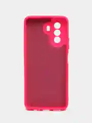 Красный чехол Huawei Nova Y70, с бархатом внутри и защитой камеры