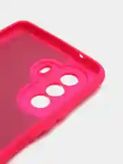 Красный чехол Huawei Nova Y70, с бархатом внутри и защитой камеры