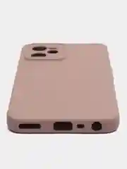 Черный чехол с бархатом внутри и защитой камеры для REALME C35