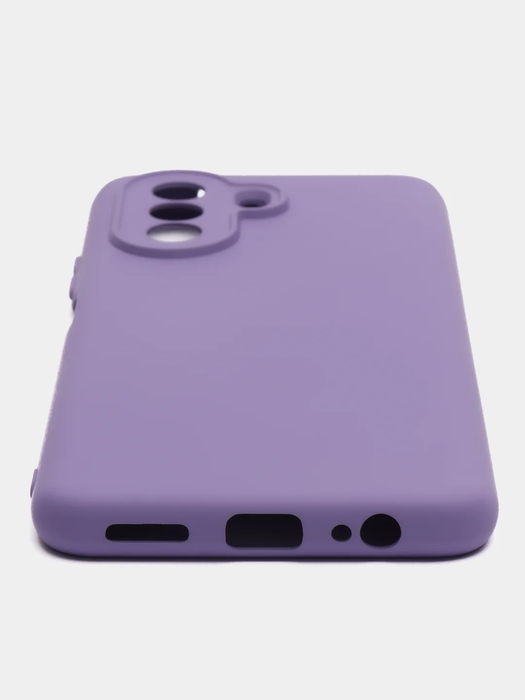 Синий чехол Huawei Nova Y70, с бархатом внутри и защитой камеры