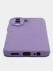 Синий чехол Huawei Nova Y70, с бархатом внутри и защитой камеры
