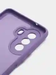 Синий чехол Huawei Nova Y70, с бархатом внутри и защитой камеры