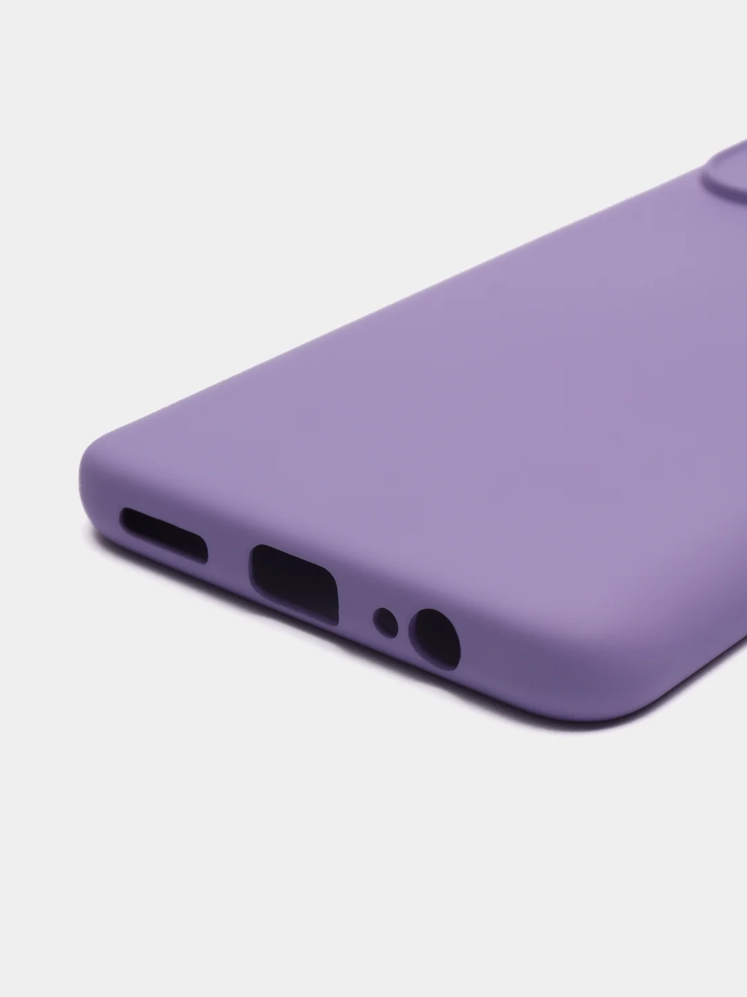Синий чехол Huawei Nova Y70, с бархатом внутри и защитой камеры