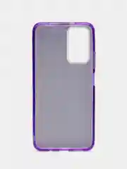 Сиреневый силиконовый усиленный чехол Xiaomi Poco M4 pro 5G, с блестками