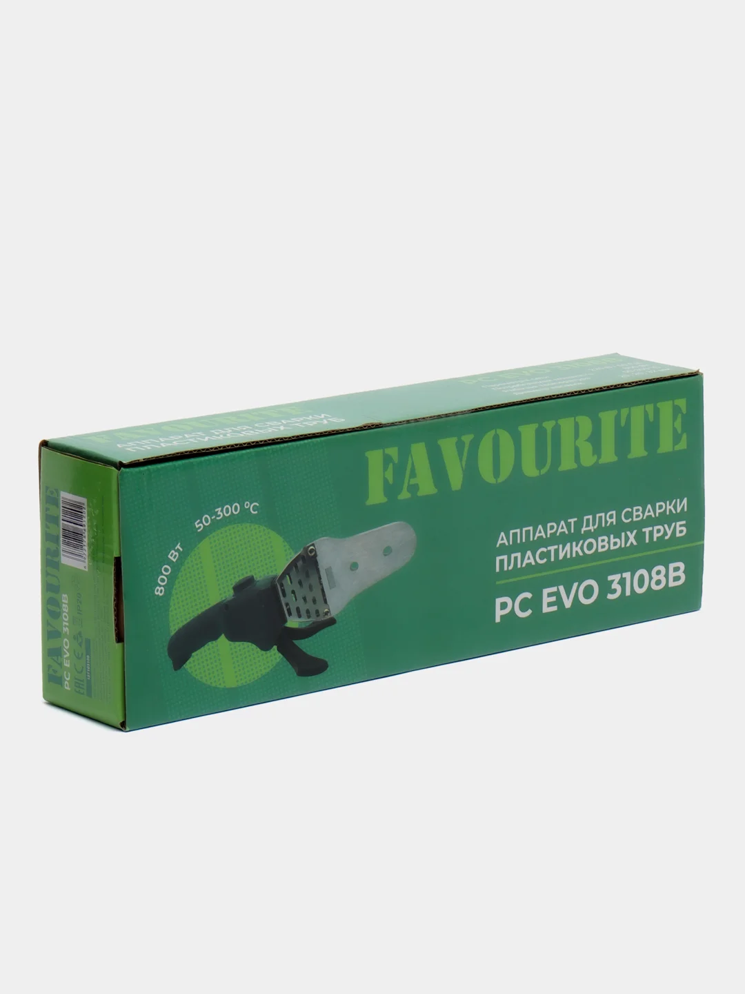 Аппарат для сварки пластиковых труб Favourite PC EVO 3108B, 800 Вт, с насадками