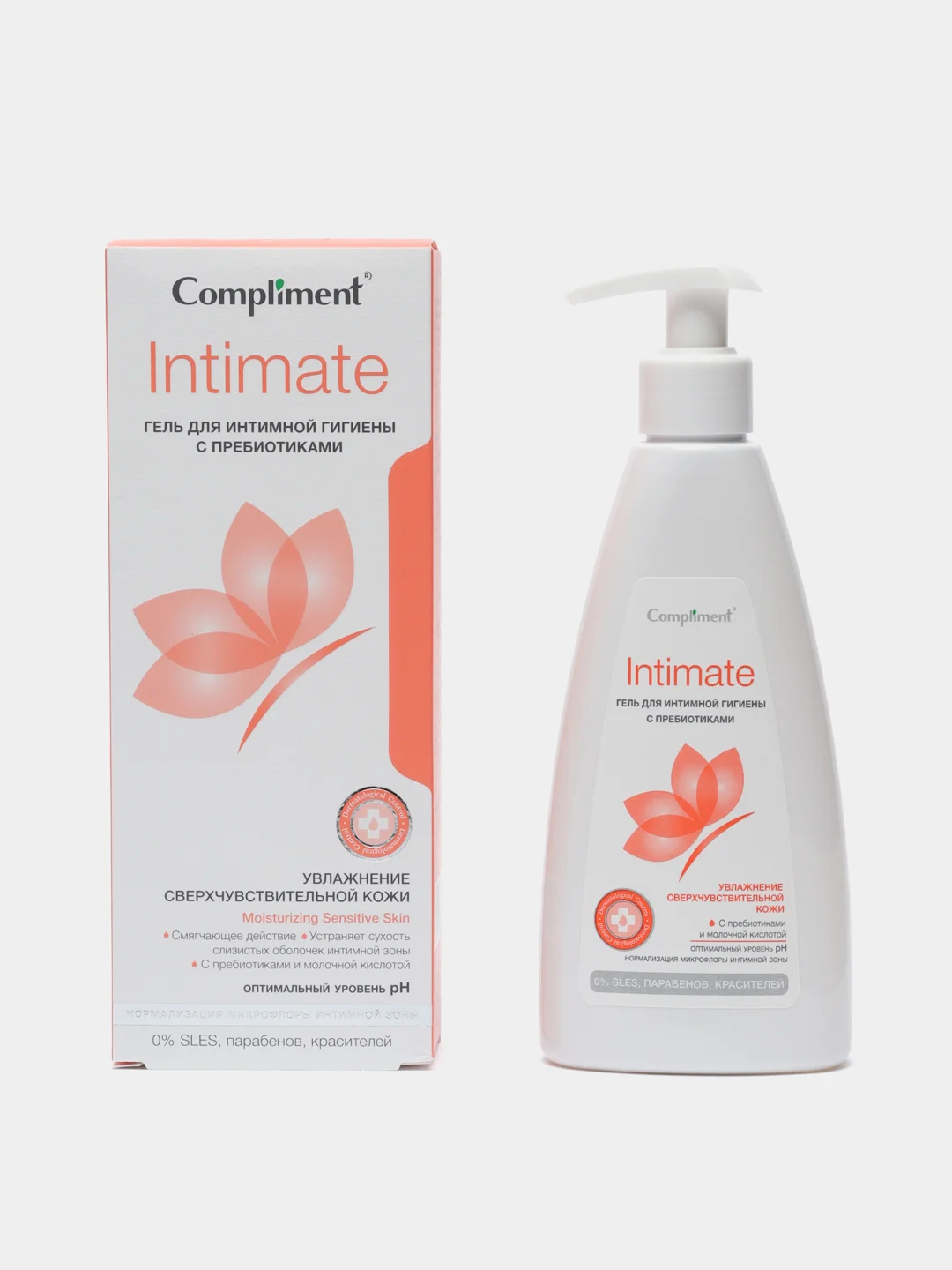 Гель для интимной гигиены с пребиотиками Compliment intimate 250 мл
