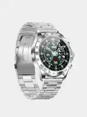 Серый меланж смарт часы мужские Smart Watch KIngWear LW09 фитнес браслет