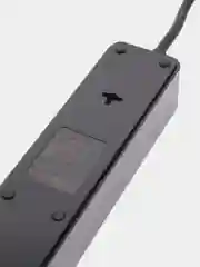 Черный сетевой фильтр Harper UCH-330, 1,5 метра, 3 розетки, 3 USB, 4000 Вт, черный
