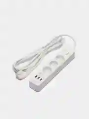 Белый сетевой фильтр-удлинитель HARPER UCH-410, 3 розетки, 3-USB-порта, 3 метра, 4000 Вт
