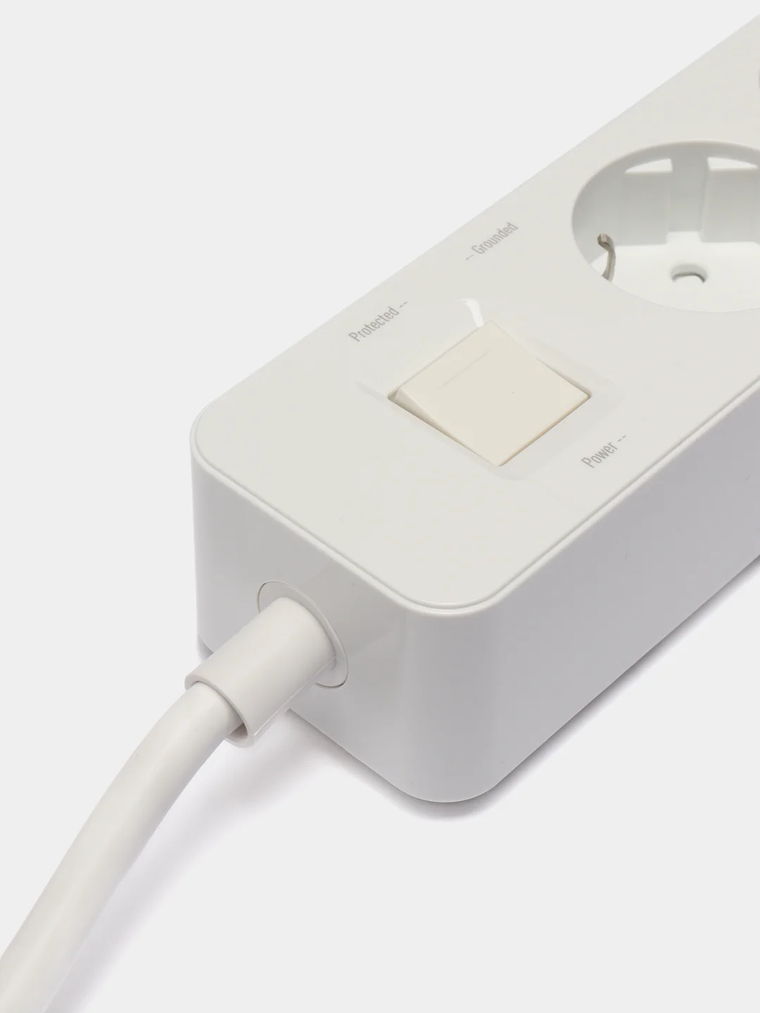 Белый сетевой фильтр - удлинитель Harper UCH-340 Quick Charge 3.0 с USB, с заземлением и защитой