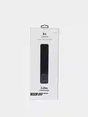 Сетевой фильтр Harper UCH-430, 3 метра, 3 розетки, 2 USB, Type-C, 4000 Вт, черный