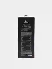 Сетевой фильтр Harper UCH-440, 5 метров, 3 розетки, 2 USB, Type-C, 4000 Вт, белый