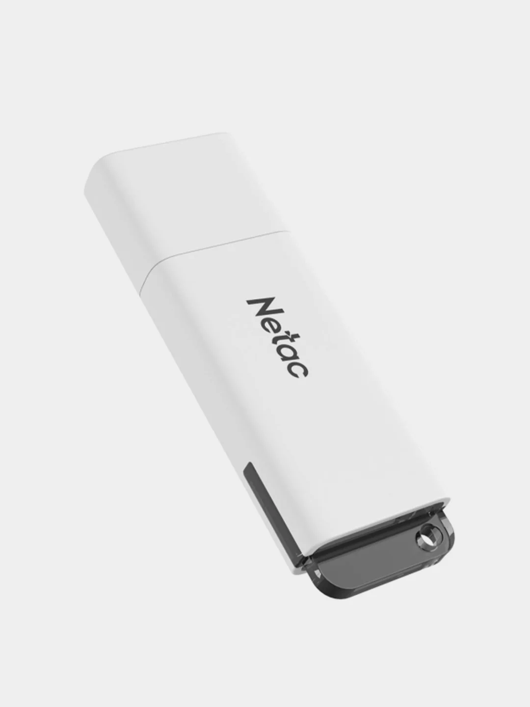 Белый флеш-накопитель USB 3.0 Netac U185, флешка с LED индикатором