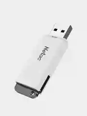 Белый флеш-накопитель USB 3.0 Netac U185, флешка с LED индикатором