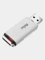 Белый флеш-накопитель USB 3.0 Netac U185, флешка с LED индикатором