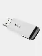 Белый флеш-накопитель USB 3.0 Netac U185, флешка с LED индикатором