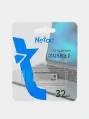 Серебряный флеш-накопитель Netac U326, USB 2.0, 8/16/32/64Gb