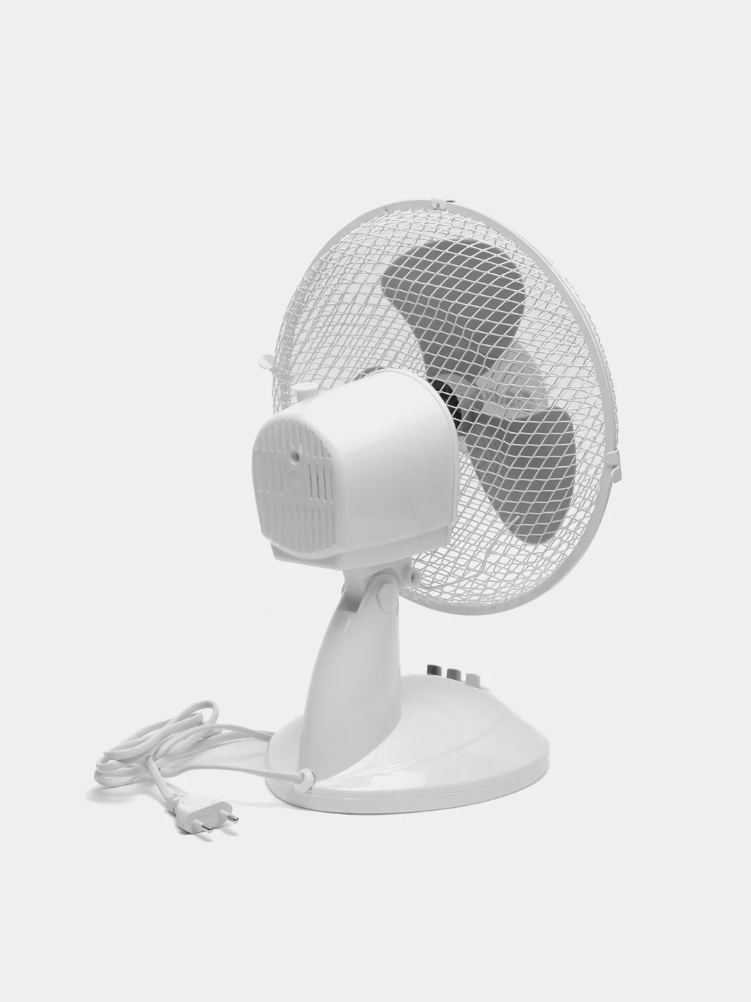 Вентилятор настольный Sakura SA-13G, бело-серый