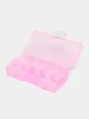 Розовый коробка-органайзер для хранения мелочей, 10 ячеек