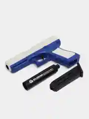 Пистолет игрушечный Glock 17, с мягкими патронами, гильзами и глушителем