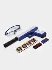 Пистолет игрушечный Glock 17, с мягкими патронами, гильзами и глушителем