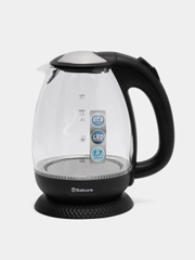 Чайник электрический Sakura SA-2721BK, 1850-2200 Вт
