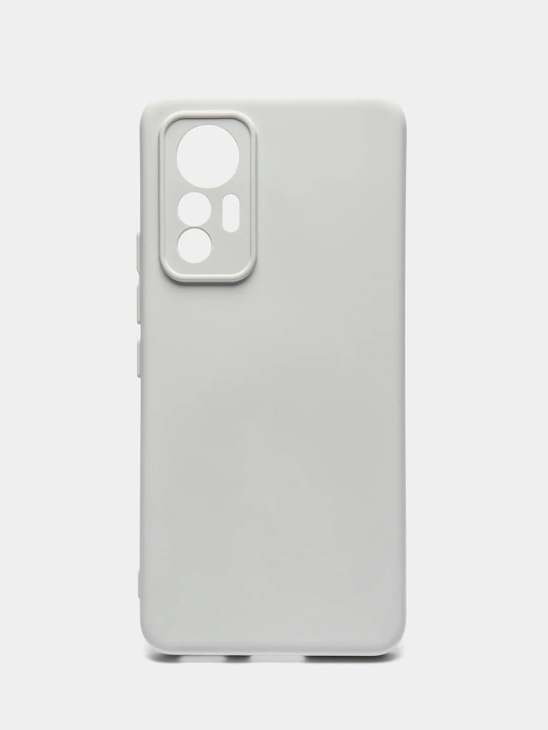 Красный чехол для XIAOMI 12 LITE с защитой камеры и бархатом внутри
