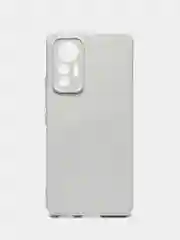 Красный чехол для XIAOMI 12 LITE с защитой камеры и бархатом внутри