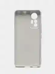 Красный чехол для XIAOMI 12 LITE с защитой камеры и бархатом внутри