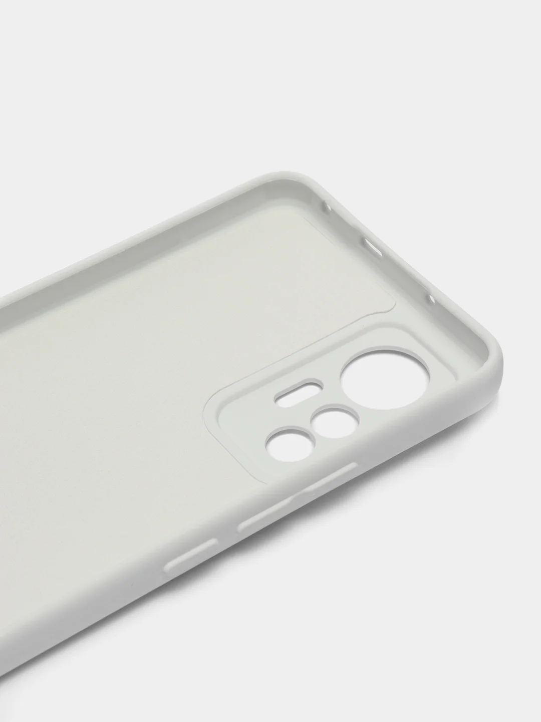 Красный чехол для XIAOMI 12 LITE с защитой камеры и бархатом внутри