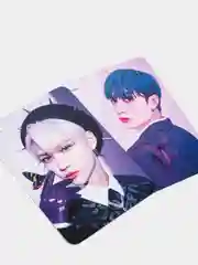 Фиолетовый карточки k-pop "Stray Kids", ламинированные, 8 штук