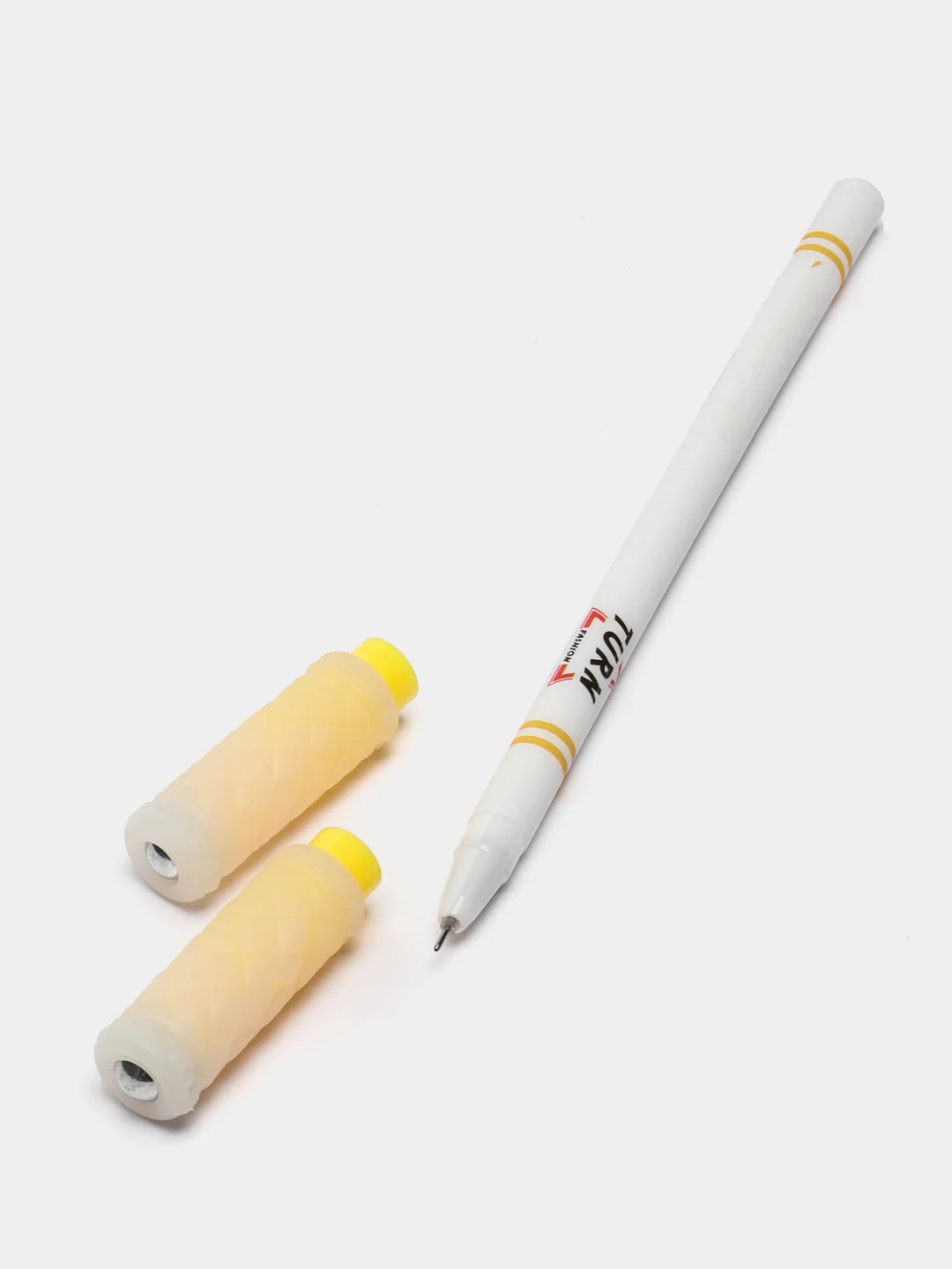 Желтый ручка трюковая Pen Spinning, пенспининг, черные чернила