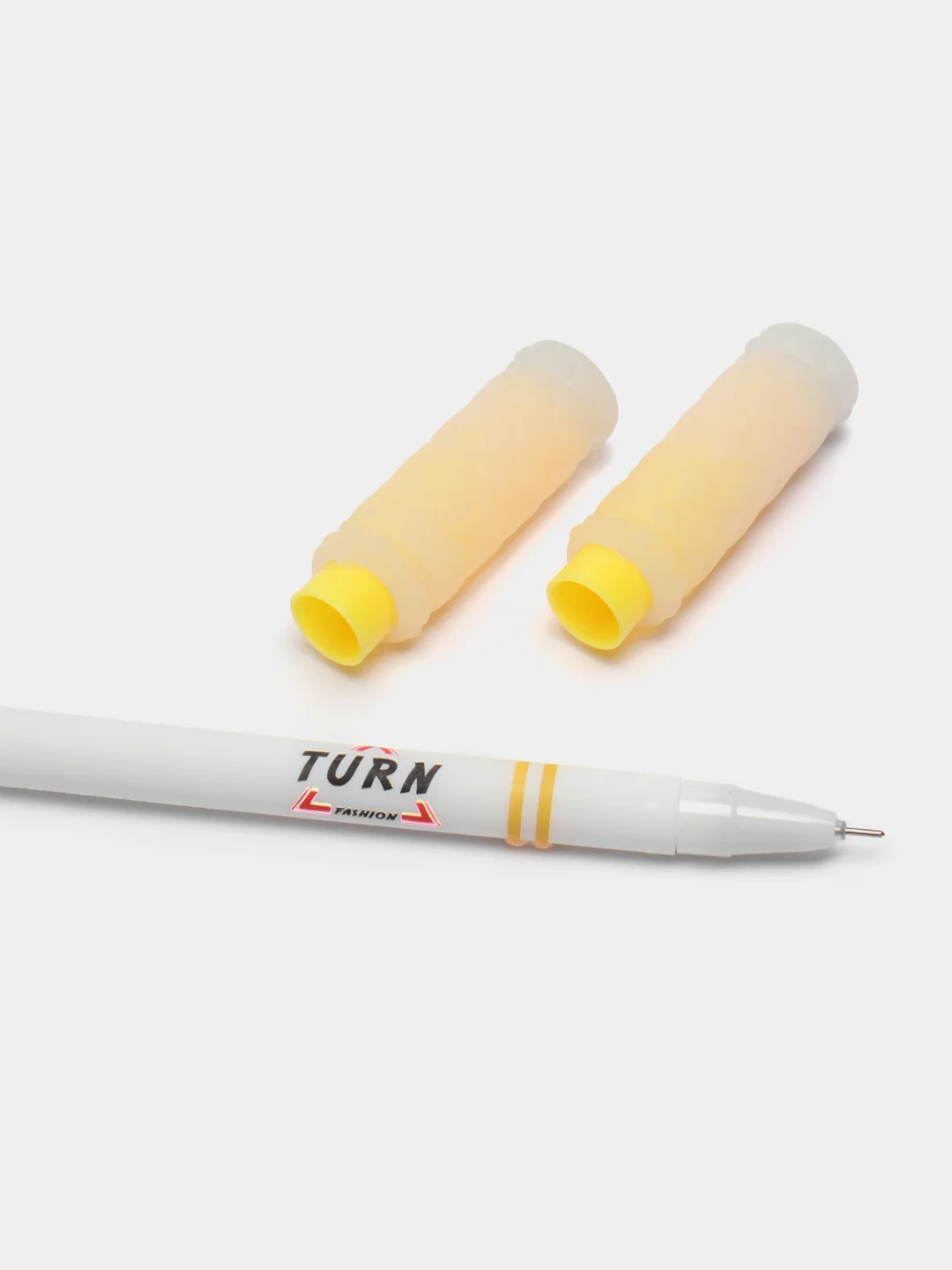 Желтый ручка трюковая Pen Spinning, пенспининг, черные чернила