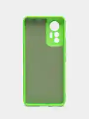 Зеленый чехол для XIAOMI 12 LITE с защитой камеры и бархатом внутри