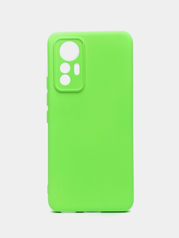 Чехол для XIAOMI 12 LITE с защитой камеры и бархатом внутри